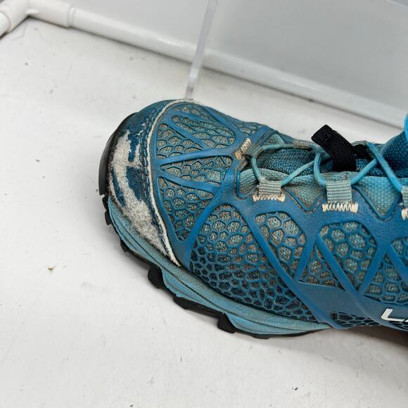 La Sportiva Hiking Boots Womens 8 Gore-Tex Synthesis Mid GTX Teal Blue ** - Picture 6 of 14